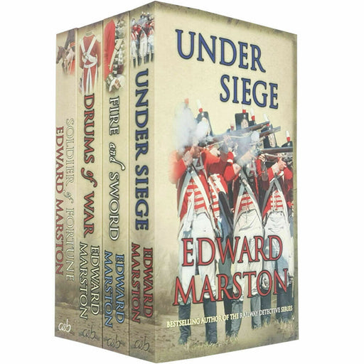Edward Marston Captain Daniel Rawson 4 Books Collection Set (Soldier of Fortune) - The Book Bundle