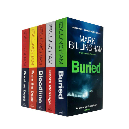 Tom Thorne Novels Series 2 By Mark Billingham 5 Books Collection Set Buried NEW - The Book Bundle