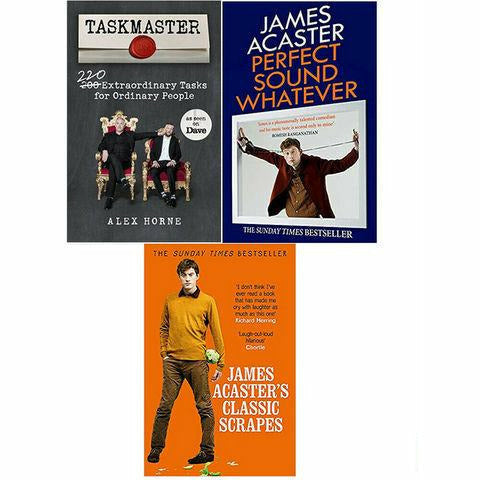 Taskmaster,Classic Scrapes,Perfect Sound Whatever 3 Books Collection Set PB NEW - The Book Bundle