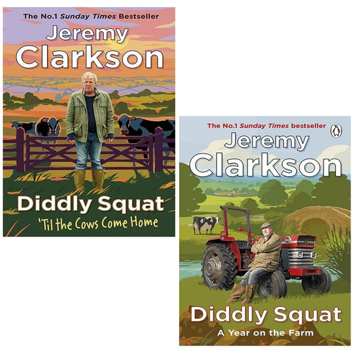 Jeremy Clarkson Diddly Squat Collection 2 Books Set (Diddly Squat ‘Til The Cows ) - The Book Bundle