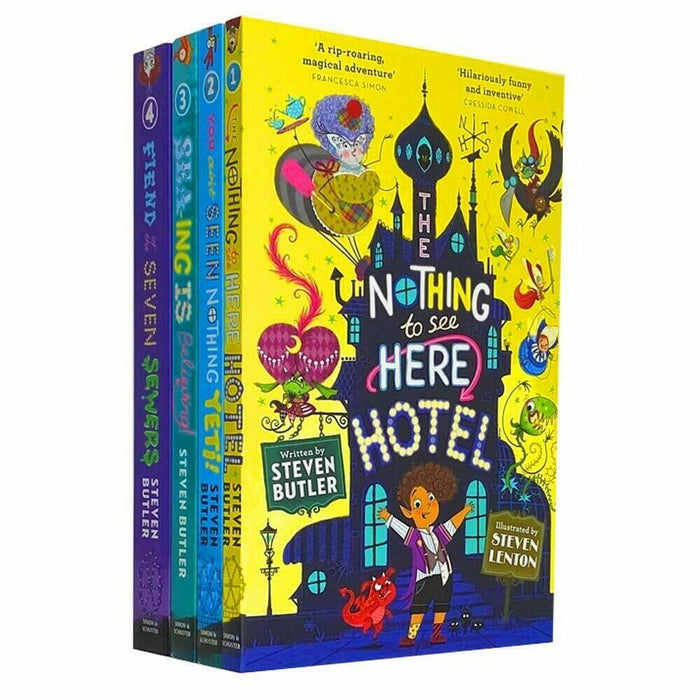 Nothing to See Here Hotel 4 Books Set By Steven Butler You Ain't Seen Nothing - The Book Bundle
