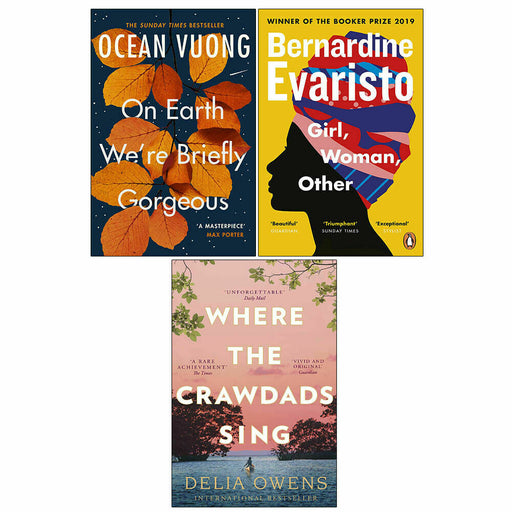 On Earth, Girl, Woman, Other, Where the Crawdads Sing 3 Books Collection Set - The Book Bundle