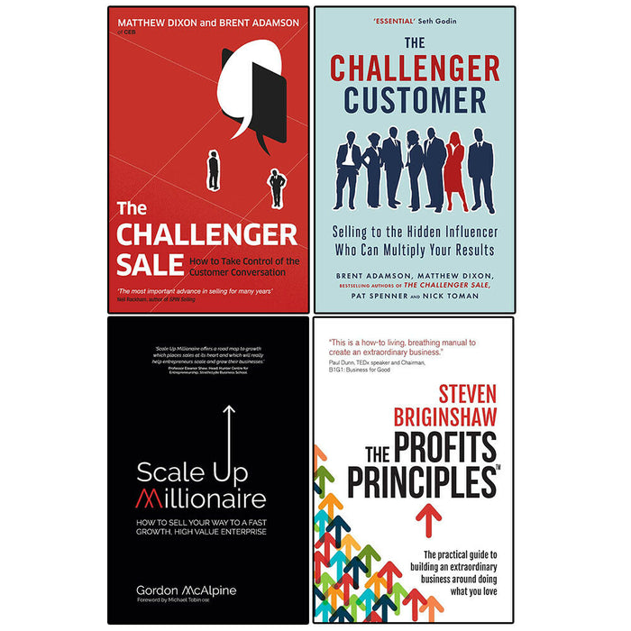 The Challenger Star ,Customer, Scale Up & The Profits 4 Books Collection Set - The Book Bundle