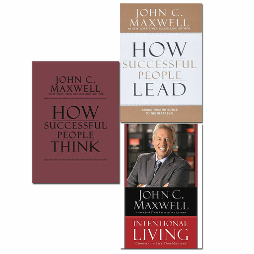 John C Maxwell Successful People Collection 3 Books Set (How Successful People Lead, How Successful People Think, Intentional Living) - The Book Bundle