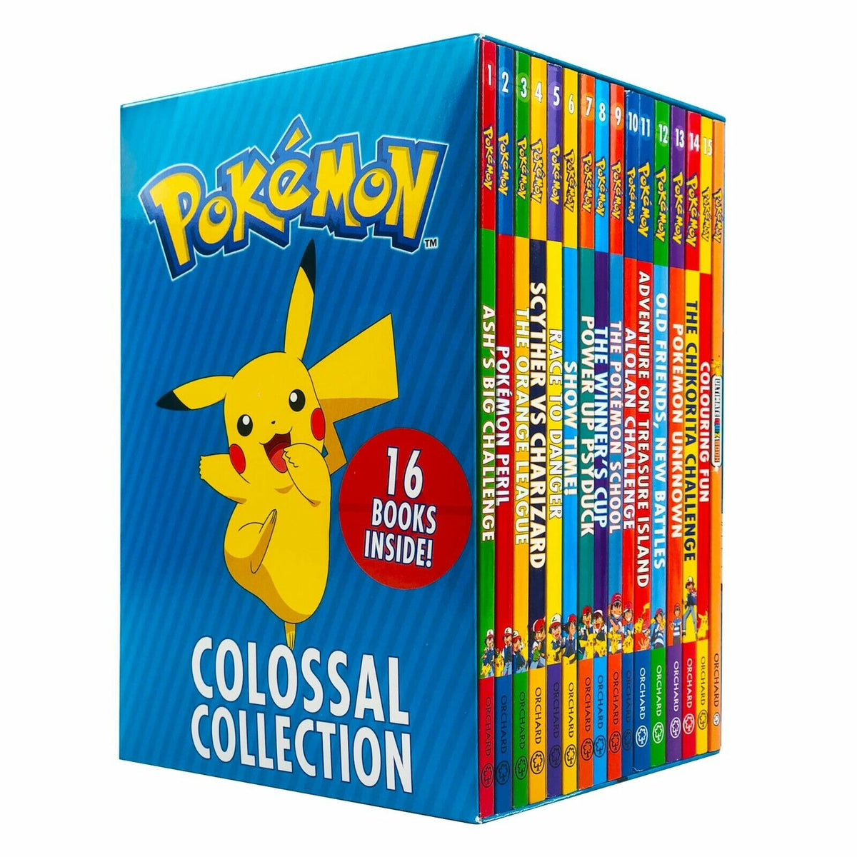 Pokémon Colossal Collection 16 Books Box Set (Ash's Big Challenge