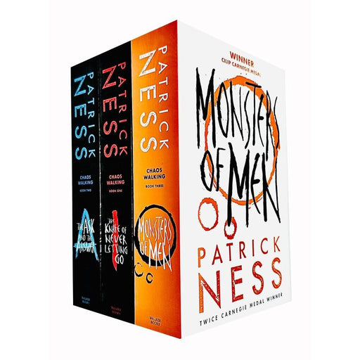 Patrick Ness Chaos Walking: A Trilogy Books Set collection ( The Knife of Never Letting Go; The Ask and the Answer; Monsters of Men) - The Book Bundle