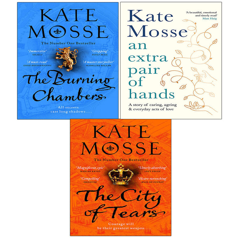 Kate Mosse Collection 3 Books Set Burning Chambers, An Extra Pair of Hands - The Book Bundle