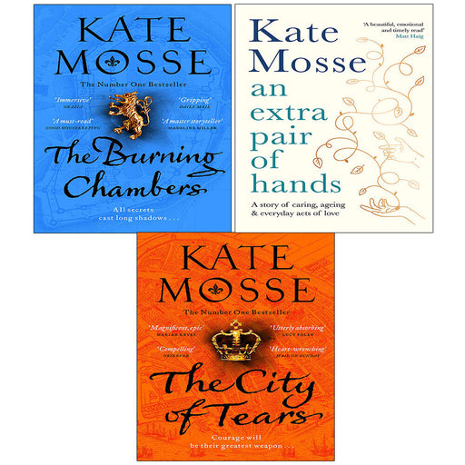 Kate Mosse Collection 3 Books Set Burning Chambers, An Extra Pair of Hands - The Book Bundle