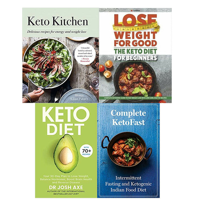 Keto Kitchen,Your 30-Day Plan,Lose Weight ,Complete Keto Fast 4 Books Set - The Book Bundle