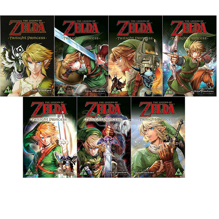 Akira Himekawa The Legend of Zelda Vol 1-7 Series Collection 7 Books Set - The Book Bundle