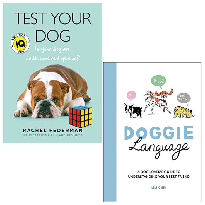 Test Your Dog, Doggie Language A Dog Lover's Guide 2 Books Collection Set - The Book Bundle