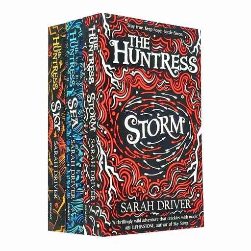 Sarah Driver The Huntress Trilogy 3 Books Collection Set - Sea, Sky, Storm - The Book Bundle