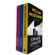 Laidlaw Trilogy book collection by William McIlvanney in paperback, featuring three fiction novels in a box set by Canongate Books.