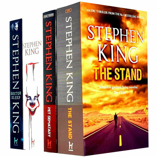 Stephen King 4 Books Collection Set Pet Sematary, Doctor Sleep, IT, The Stand - The Book Bundle
