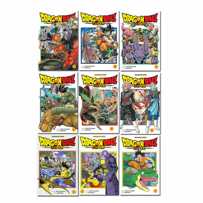 Dragon Ball Super Vol.1-9 Collection 9 Books Set by Akira Toriyama - The Book Bundle