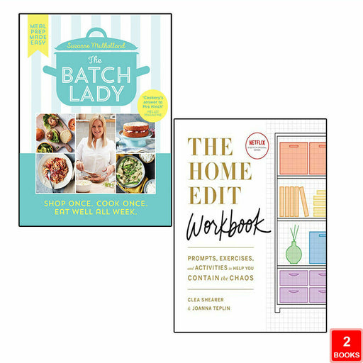 The Batch Lady & The Home Edit Workbook,Management Skills 2 Books Collection Set - The Book Bundle
