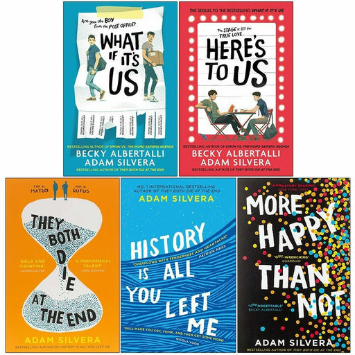 Adam Silvera 5 Books Collection Set What if it's us & They Both Die at the End - The Book Bundle