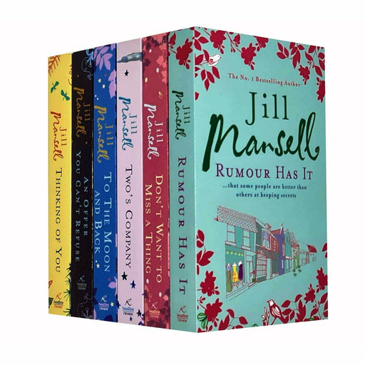 Jill Mansell Collection 5 Books Set Rumour Has It, Don't Want To Miss A Thing - The Book Bundle
