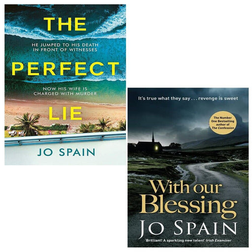 Jo Spain Collection 2 Books Set Perfect Lie, With Our Blessing - The Book Bundle