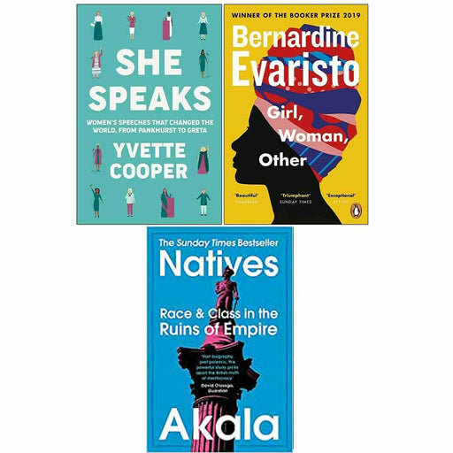 She Speaks, Girl, Woman, Other, Natives 3 Books Collection Set - The Book Bundle