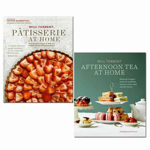 Pâtisserie at Home, Afternoon Tea At Home 2 Books Collection Set by Will Torrent - The Book Bundle