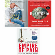Vladimir Putin Rob Sears, Empire of Pain, Kleptopia Collection 3 Books Set - The Book Bundle