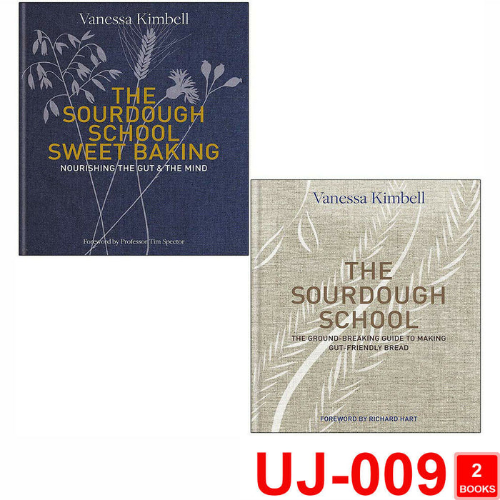 The Sourdough School Sweet Baking & The Sourdough School By Vanessa Kimbell 2 Books Collection Set - The Book Bundle