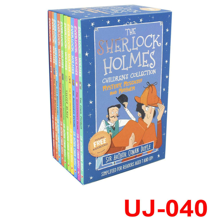 The Sherlock Holmes Children's Collection (Series 2) 10 Books Box Set by  Sir Arthur Conan Doyle (Mystery, Mischief and Mayhem - Easy Classics) - The Book Bundle