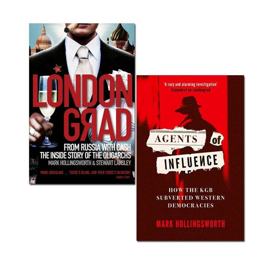 Mark Hollingsworth Collection 2 Books Set (Agents of Influence, Londongrad) - The Book Bundle