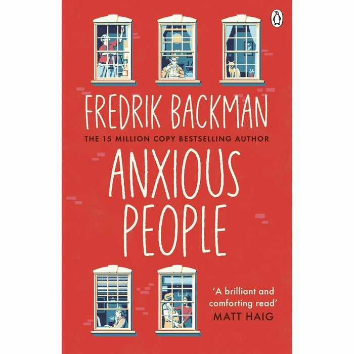 Fredrik Backman 4 Books Collection Set (Anxious People, Britt Marie, Man Called, My Grandmother) - The Book Bundle