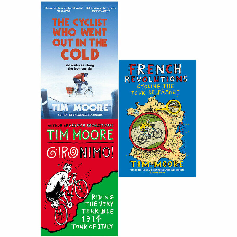 The Cyclist Who Went Out in the Cold, Gironimo! & French Revolutions 3 Books Set - The Book Bundle