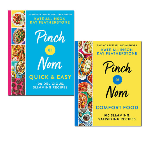 Pinch of Nom Recipe 2 Books Collection Set Quick & Easy, Comfort Food NEW - The Book Bundle