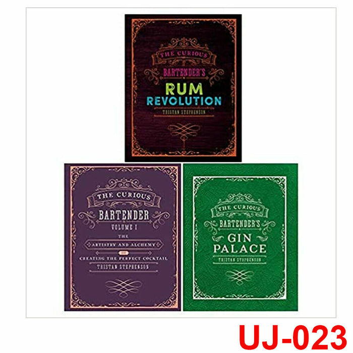 Tristan Stephenson Curious Bartender's 3 Books Set Rum Revolution - The Book Bundle