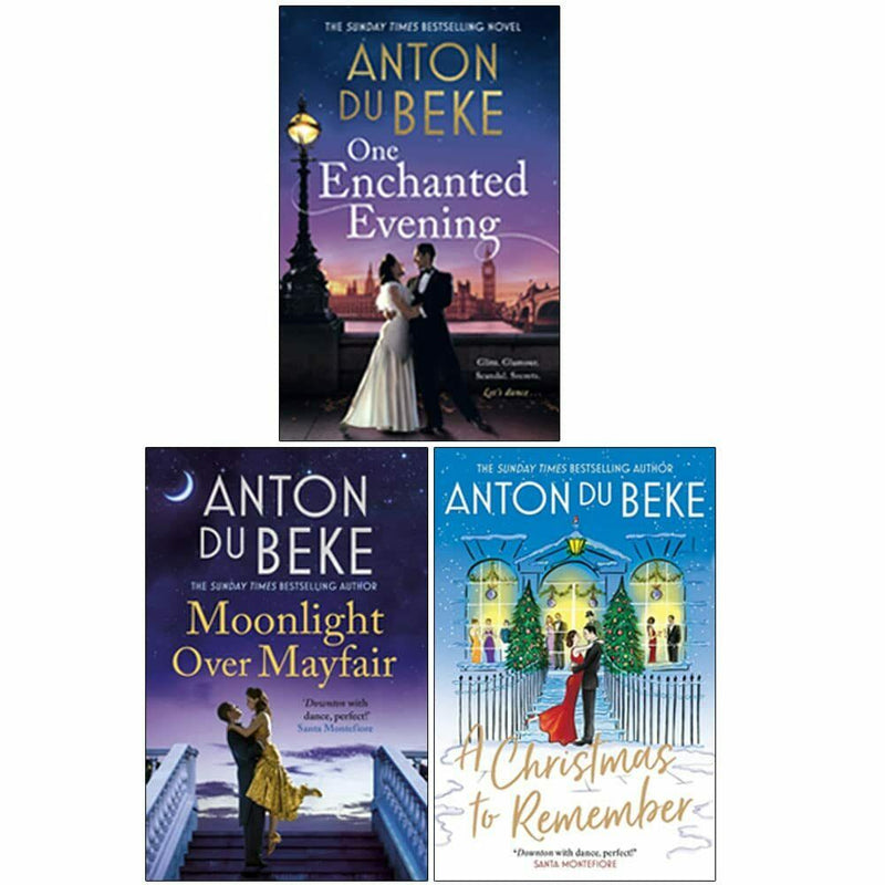 Anton Du Beke Collection 3 Books Set (One Enchanted Evening, Moonlight Over Mayfair, A Christmas to Remember) - The Book Bundle