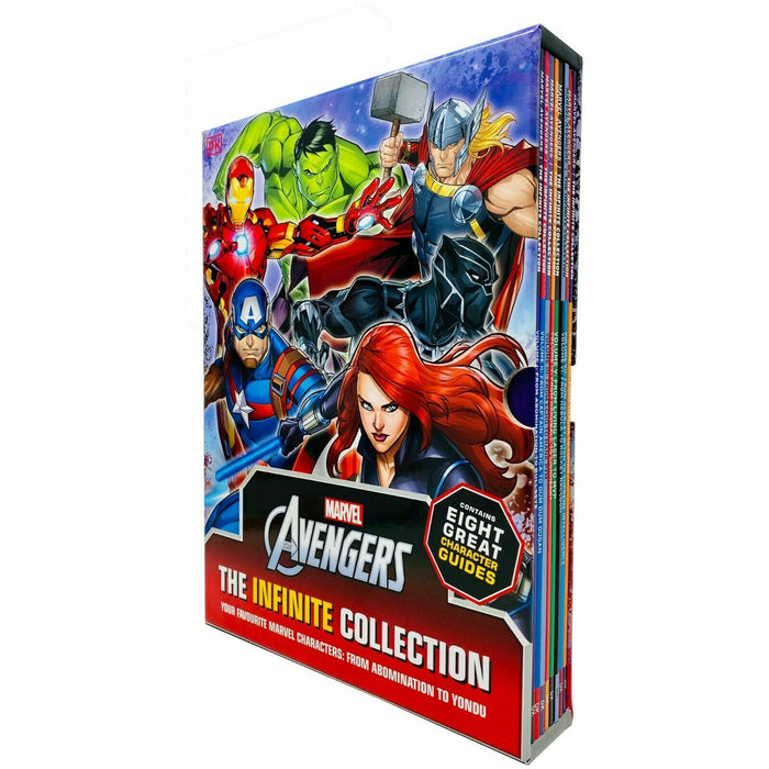 Marvel The Avengers The Infinite Collection Character Guides Volume 1- 8 Books - The Book Bundle