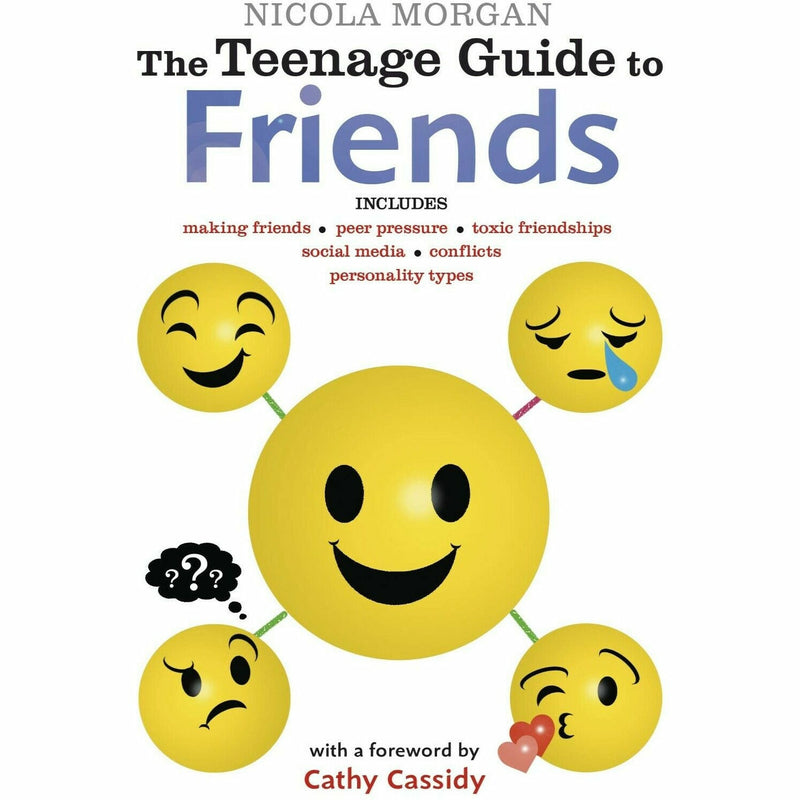 Nicola Morgan 5 Books Collection Set (Positively,Guide to Stress, Blame My Brain, Teenage Guide to Friends,  Guide to Life Online) - The Book Bundle