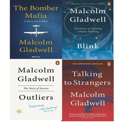 Malcolm Gladwell 4 Books Collection Set (Bomber Mafia, Outliers, Blink, Talking) - The Book Bundle