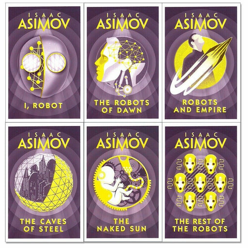 Isaac Asimov Robot Series 6 Books Collection Set (I, Robot, The Robots of Dawn) - The Book Bundle