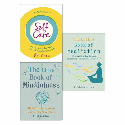 The little book of self-care, mindfulness, meditation 3 books collection set new - The Book Bundle