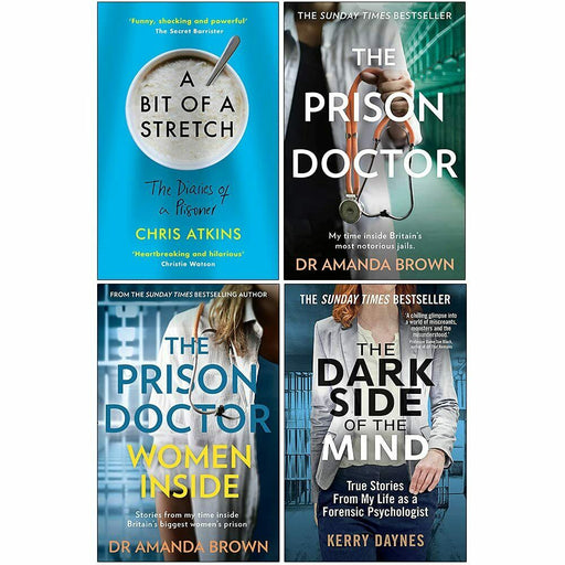 A Bit of a Stretch,PRISON DOCTOR,Women Inside,Dark Side 4 Books Collection Set - The Book Bundle