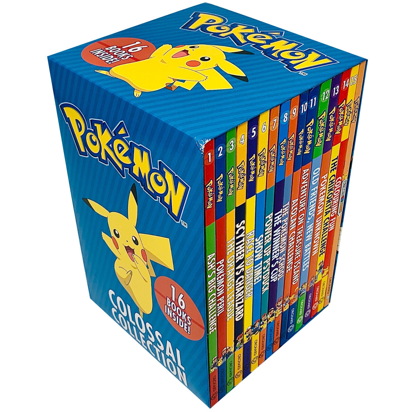 Pokémon Colossal Collection 16 Books Box Set (Ash's Big Challenge