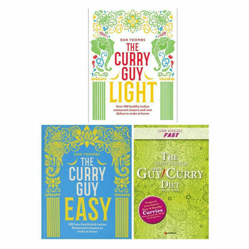 Curry Guy Light,Curry Guy Easy,Lose Weight Fast The Slow 3 Books Collection Set - The Book Bundle