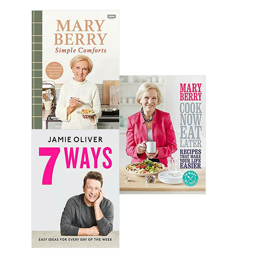 Cook Now, Eat Later,Comforts,7 Ways: Easy Ideas 3 Books Collection Set - The Book Bundle