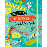 Usborne Stem Series 4 Books Collection Set - Science Scribble Book, Technology Scribble Book, Engineering Scribble Book, Maths Scribble Book - The Book Bundle
