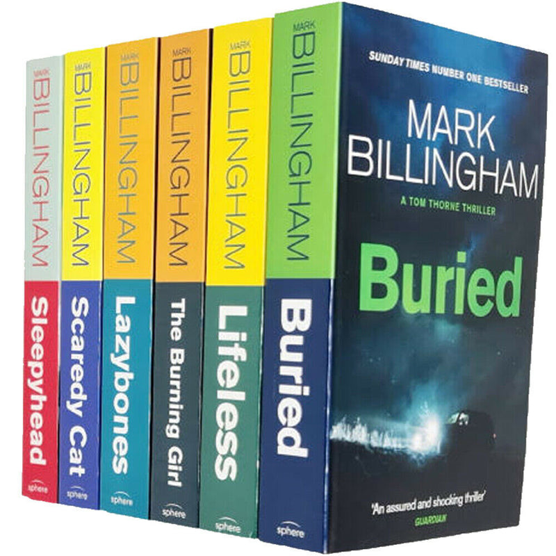 Mark Billingham Tom Thorne Novels Series 6 Books collection (Buried,Lifeless) - The Book Bundle