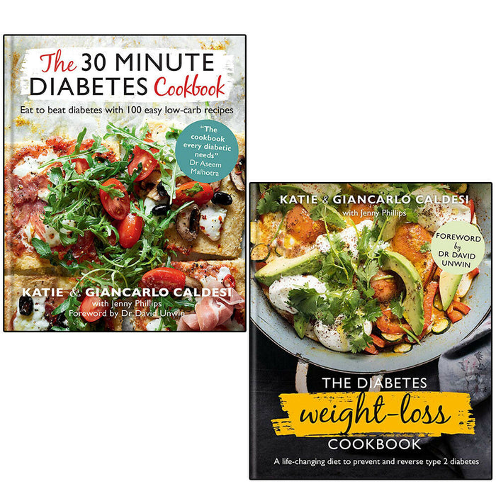Katie Caldesi 2 Books Collection Set (The 30 Minute & The Diabetes) - The Book Bundle