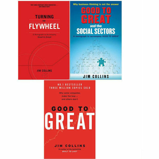 Turning Flywheel, Good to Great & the Social Sectors & Good To Great 3 Books Set - The Book Bundle