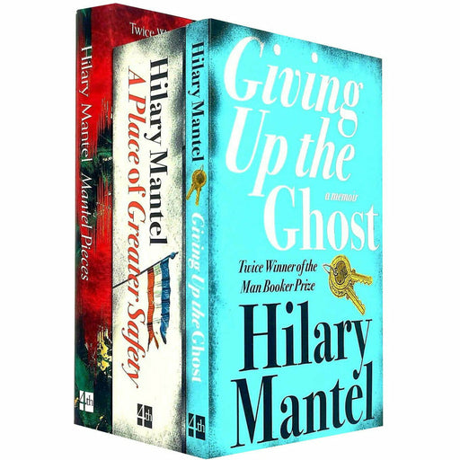 Hilary Mantel 3 Books Mantel Pieces Place of Greater Safety Giving Up The Ghost - The Book Bundle