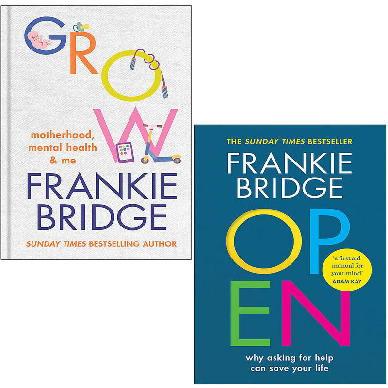 Frankie Bridge 2 Books Collection Set (OPEN, GROW Motherhood mental health) - The Book Bundle