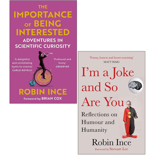 Robin Ince Collection 2 Books Set (The Importance of Being Interested, I'm a Joke and So Are You) - The Book Bundle
